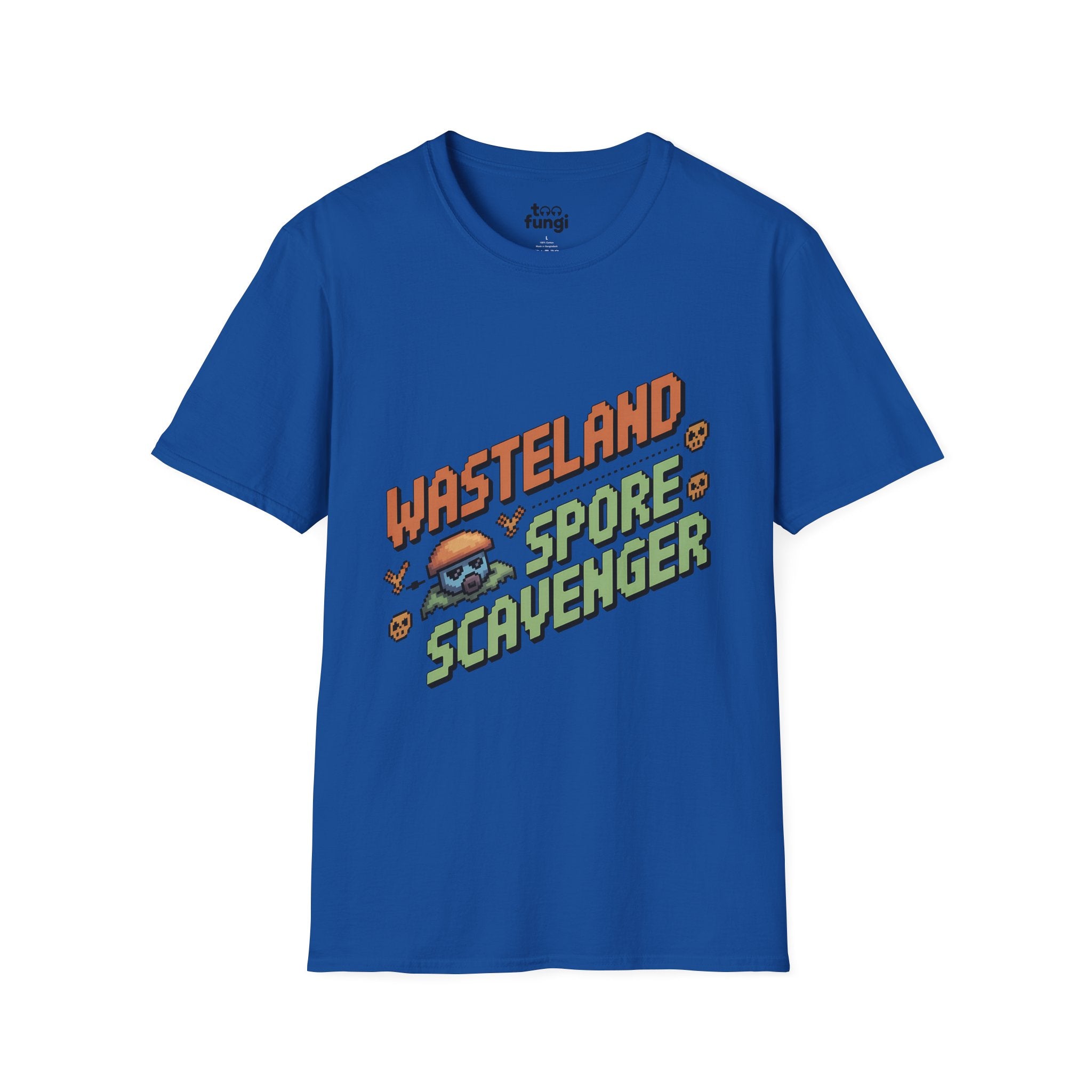 Wasteland Spore Scavenger 8-Bit Post-Apocalyptic T-Shirt
