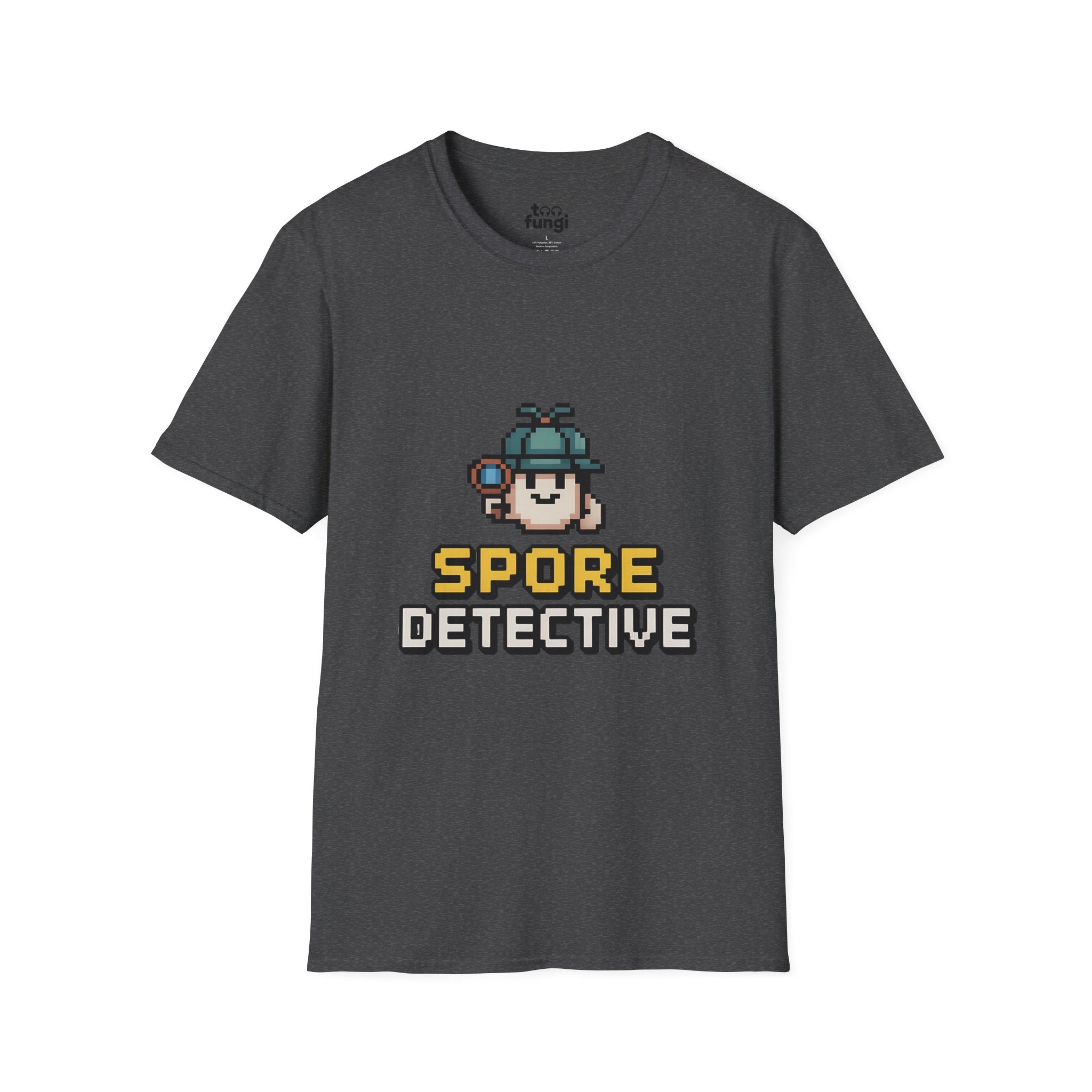 Spore Detective 8-Bit Mystery Investigator T-Shirt
