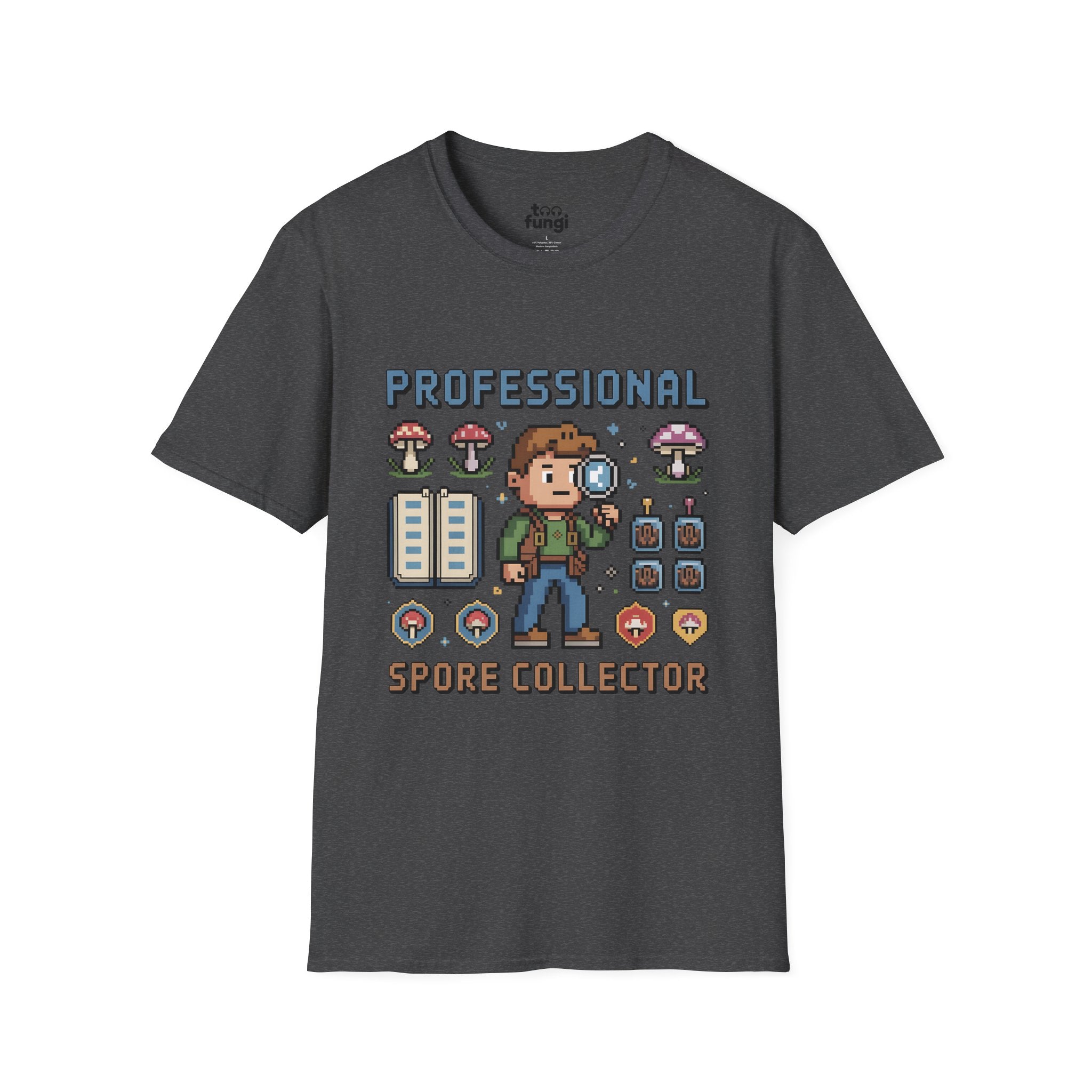 Professional Spore Collector 8-Bit Expert Badge T-Shirt