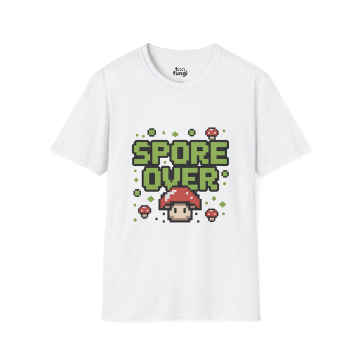 Spore Over 8-Bit Gaming Mushroom T-Shirt