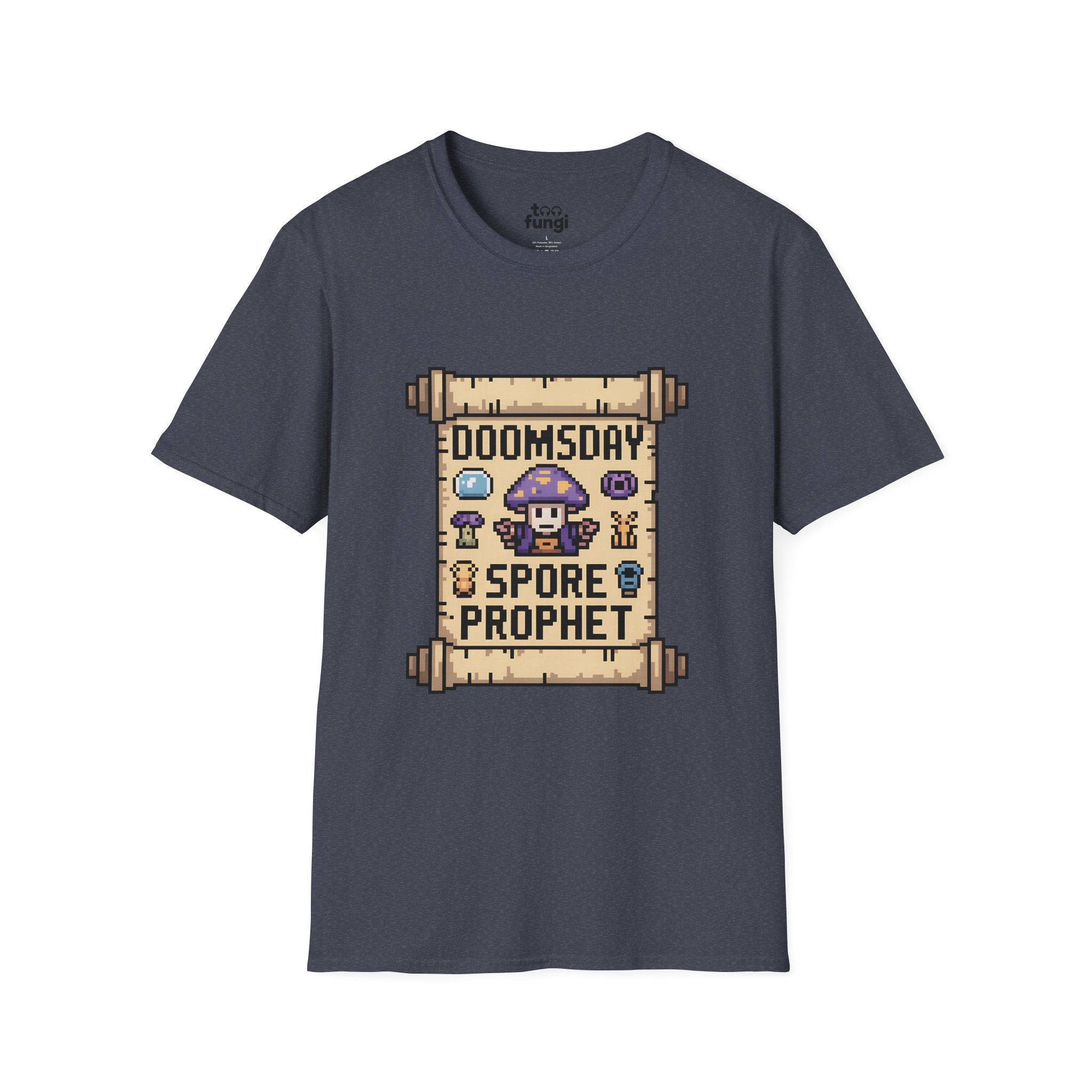Doomsday Spore Prophet 8-Bit Oracle Badge T-Shirt