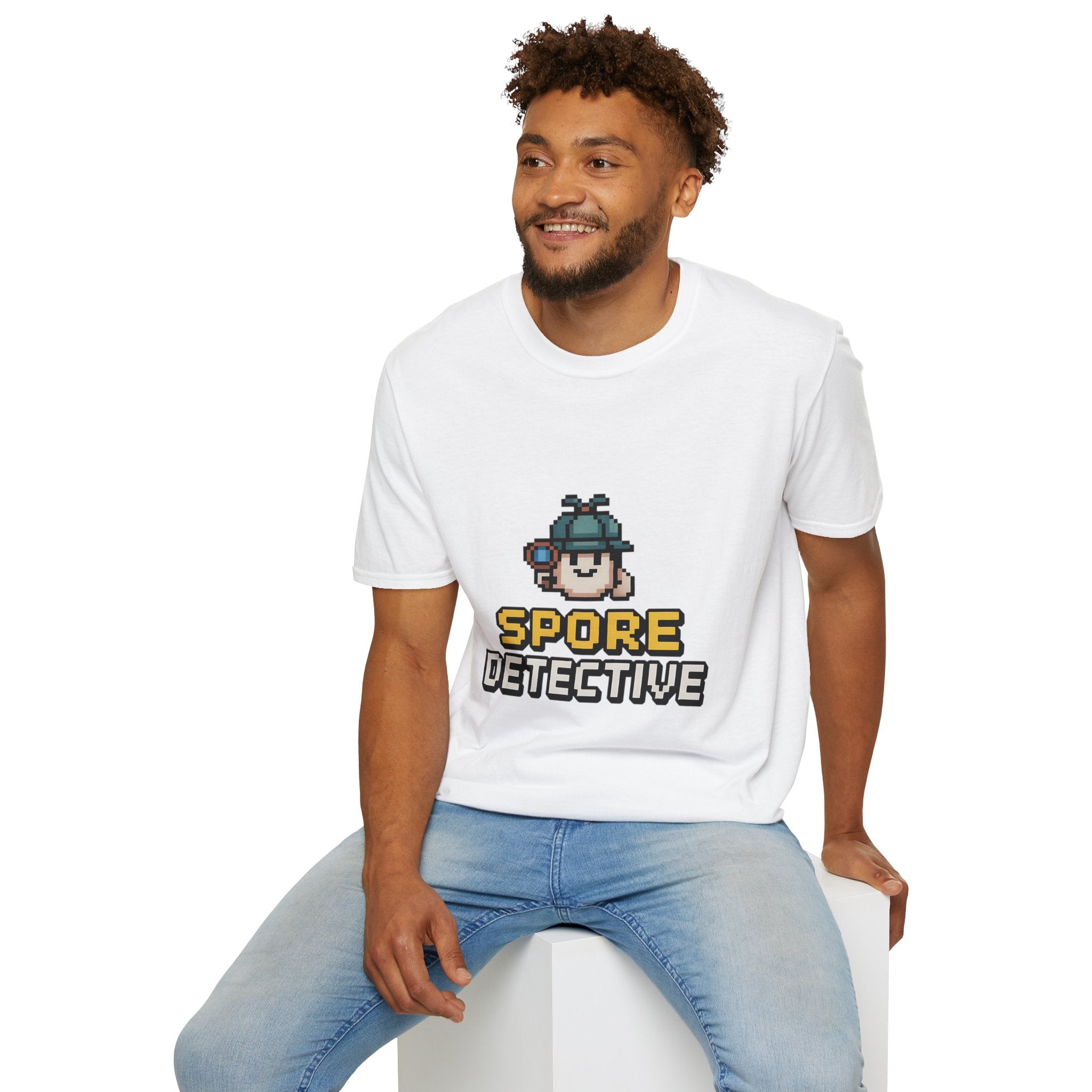 Spore Detective 8-Bit Mystery Investigator T-Shirt