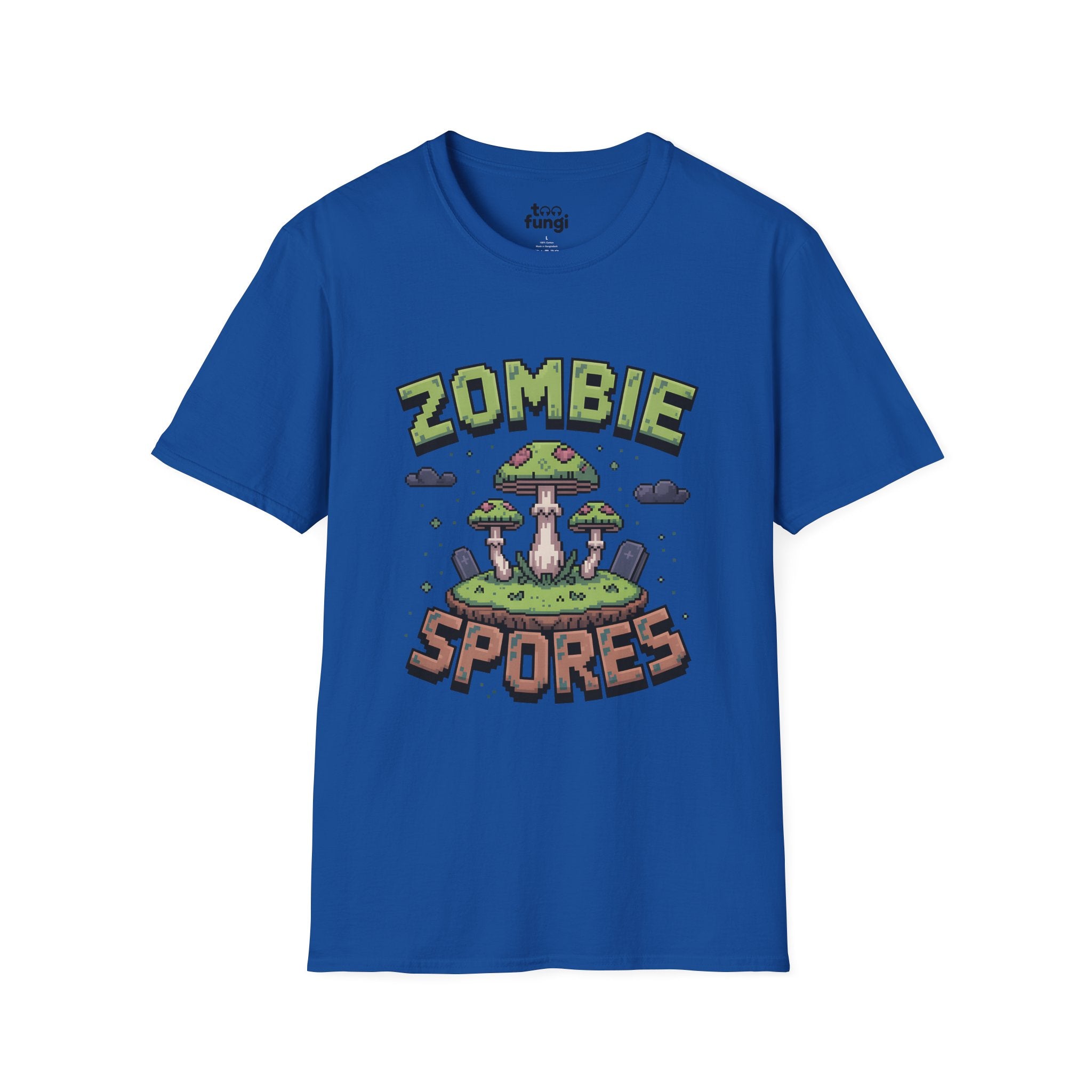 Zombie Spores 8-Bit Horror Pixel Art T-Shirt