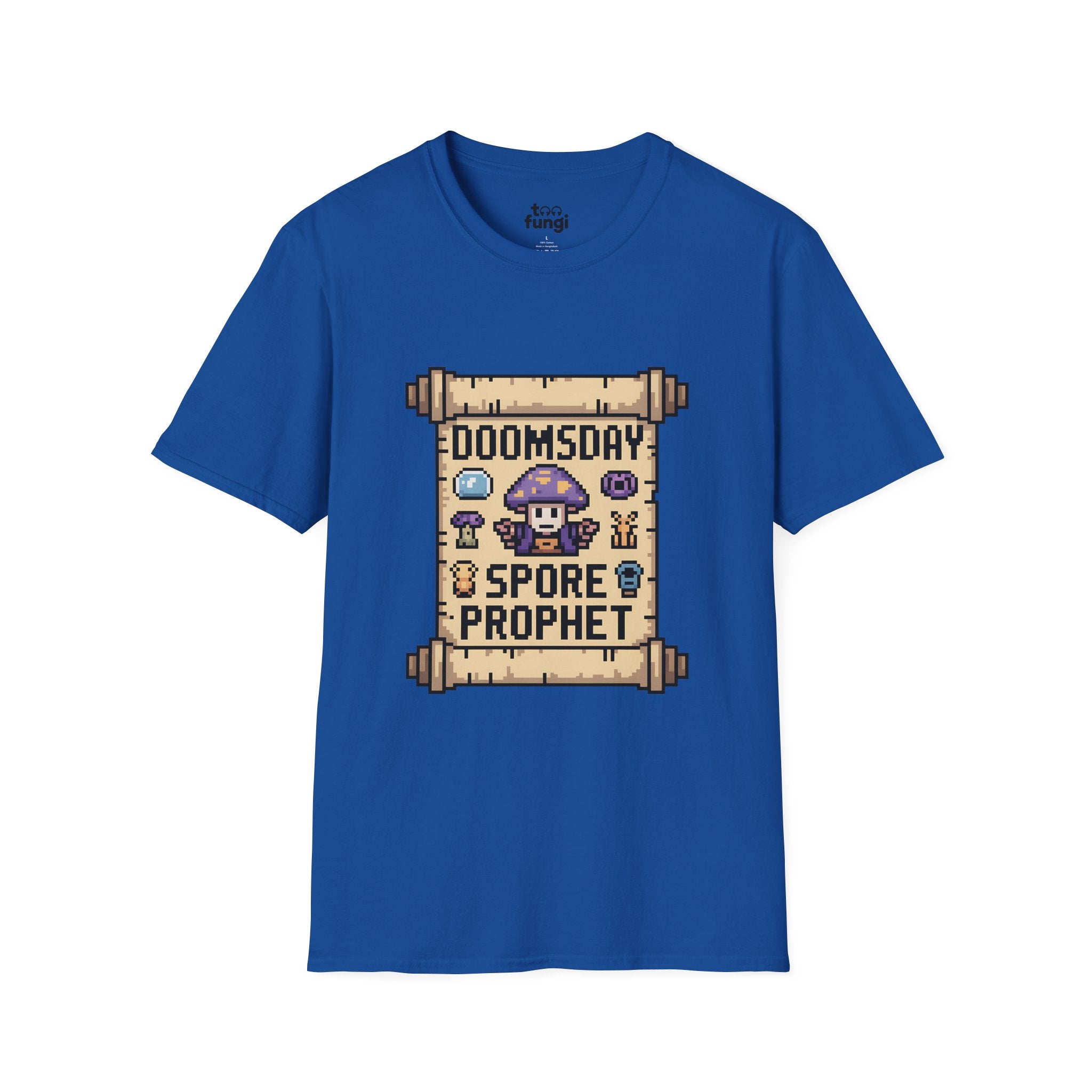 Doomsday Spore Prophet 8-Bit Oracle Badge T-Shirt