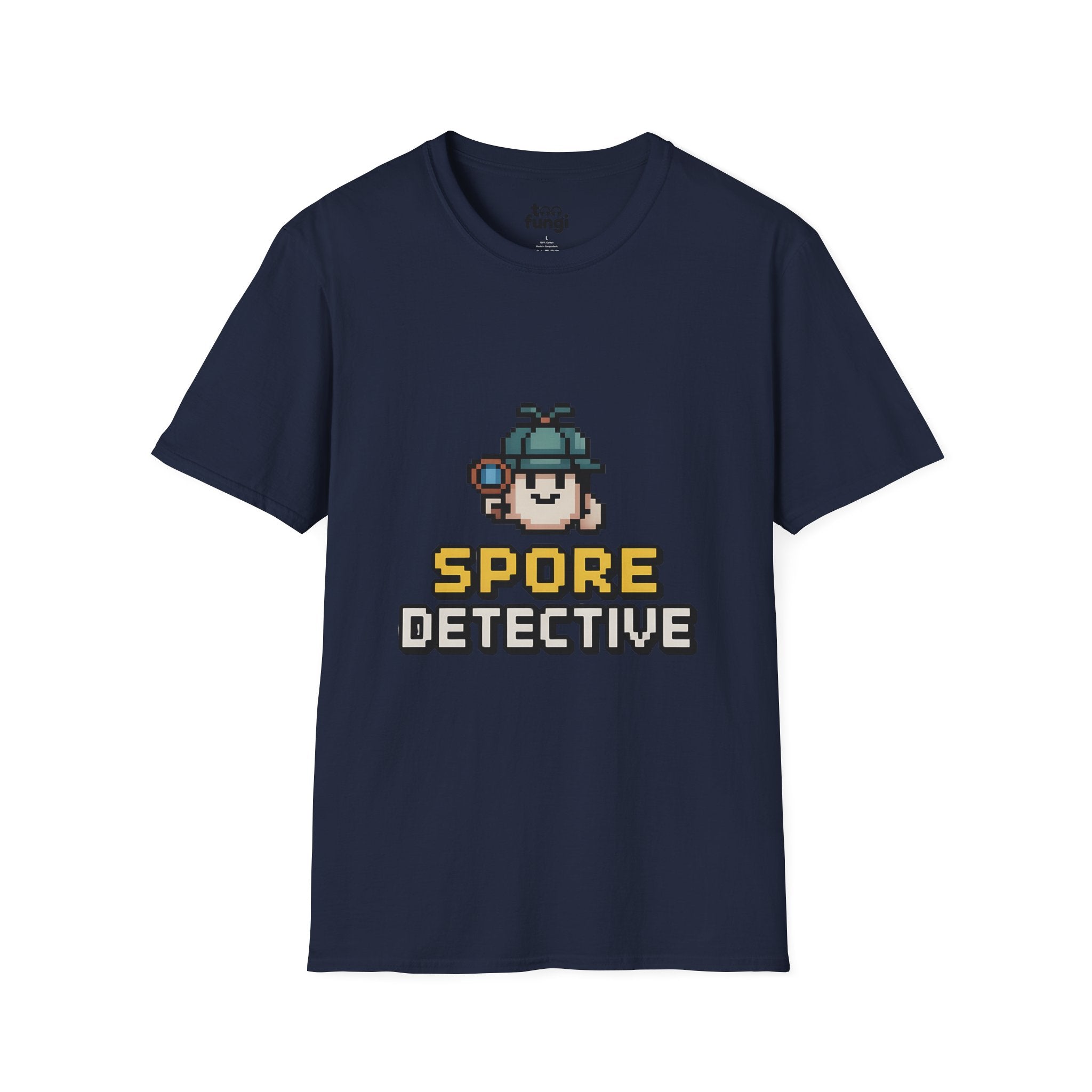Spore Detective 8-Bit Mystery Investigator T-Shirt
