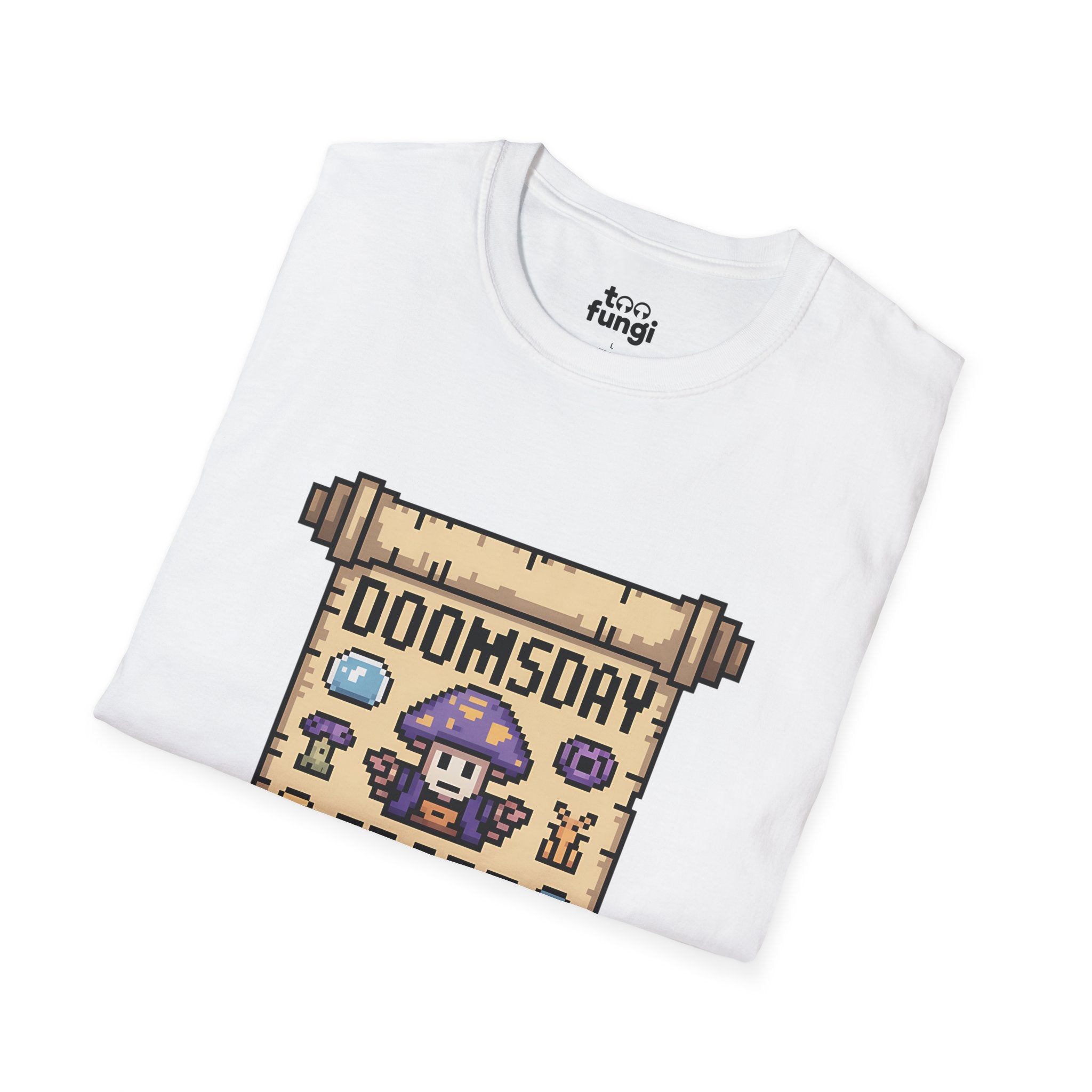 Doomsday Spore Prophet 8-Bit Oracle Badge T-Shirt