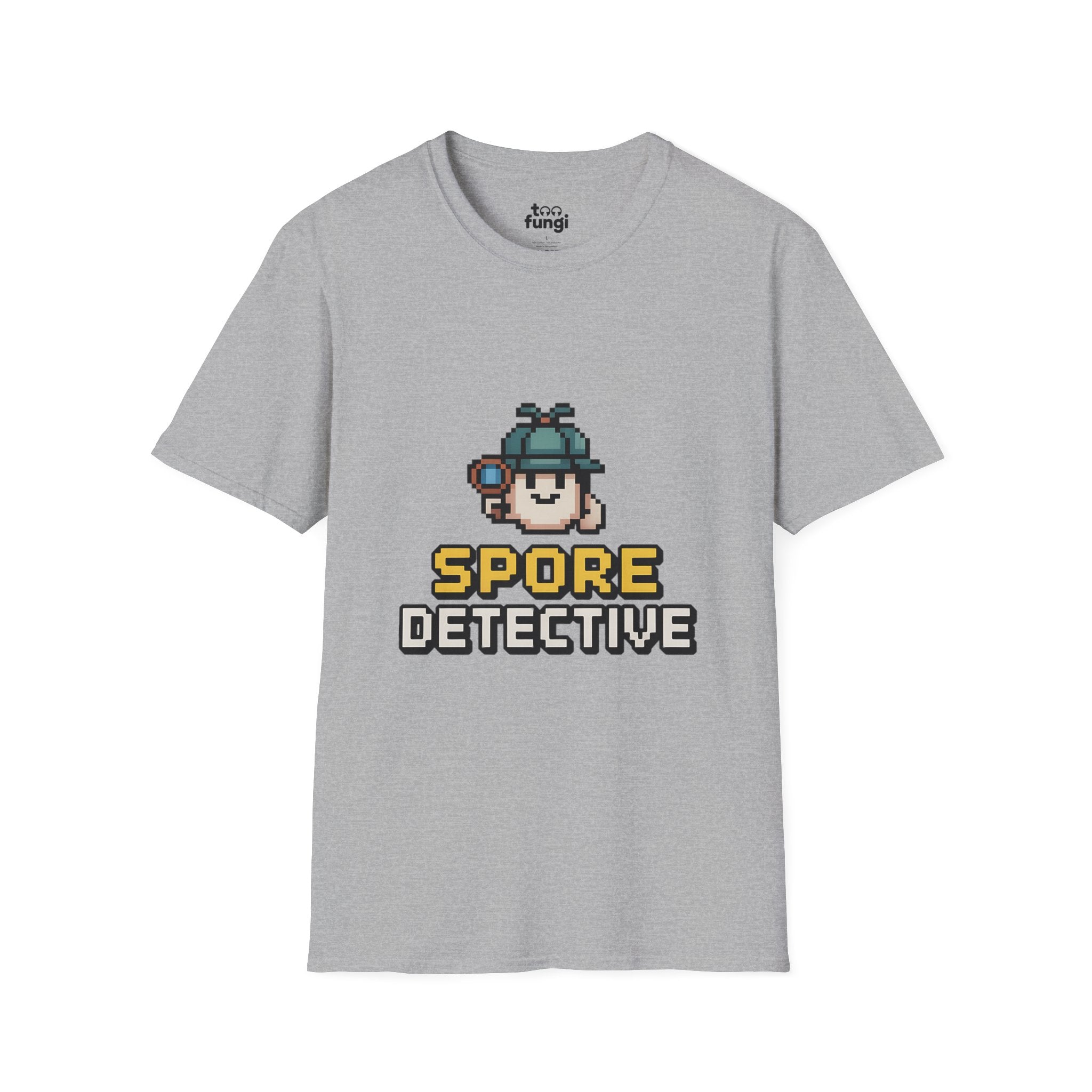 Spore Detective 8-Bit Mystery Investigator T-Shirt