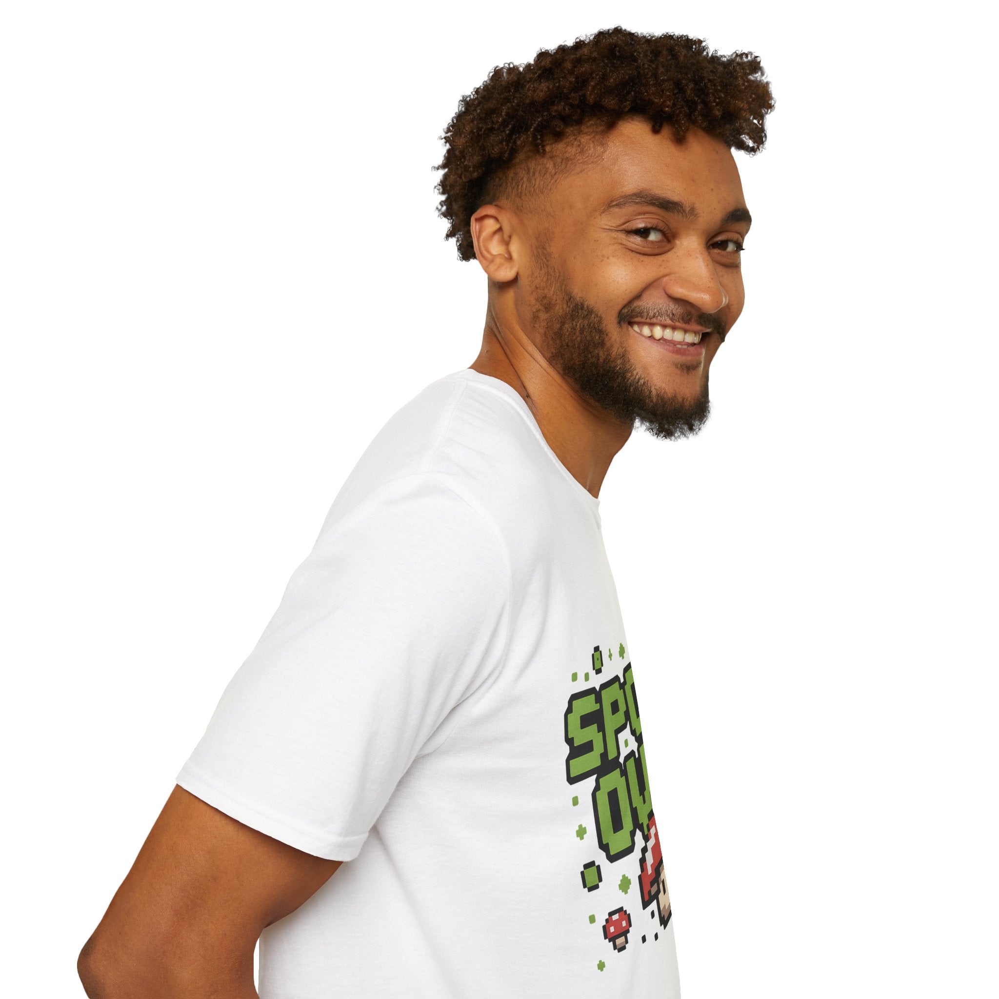 Spore Over 8-Bit Gaming Mushroom T-Shirt
