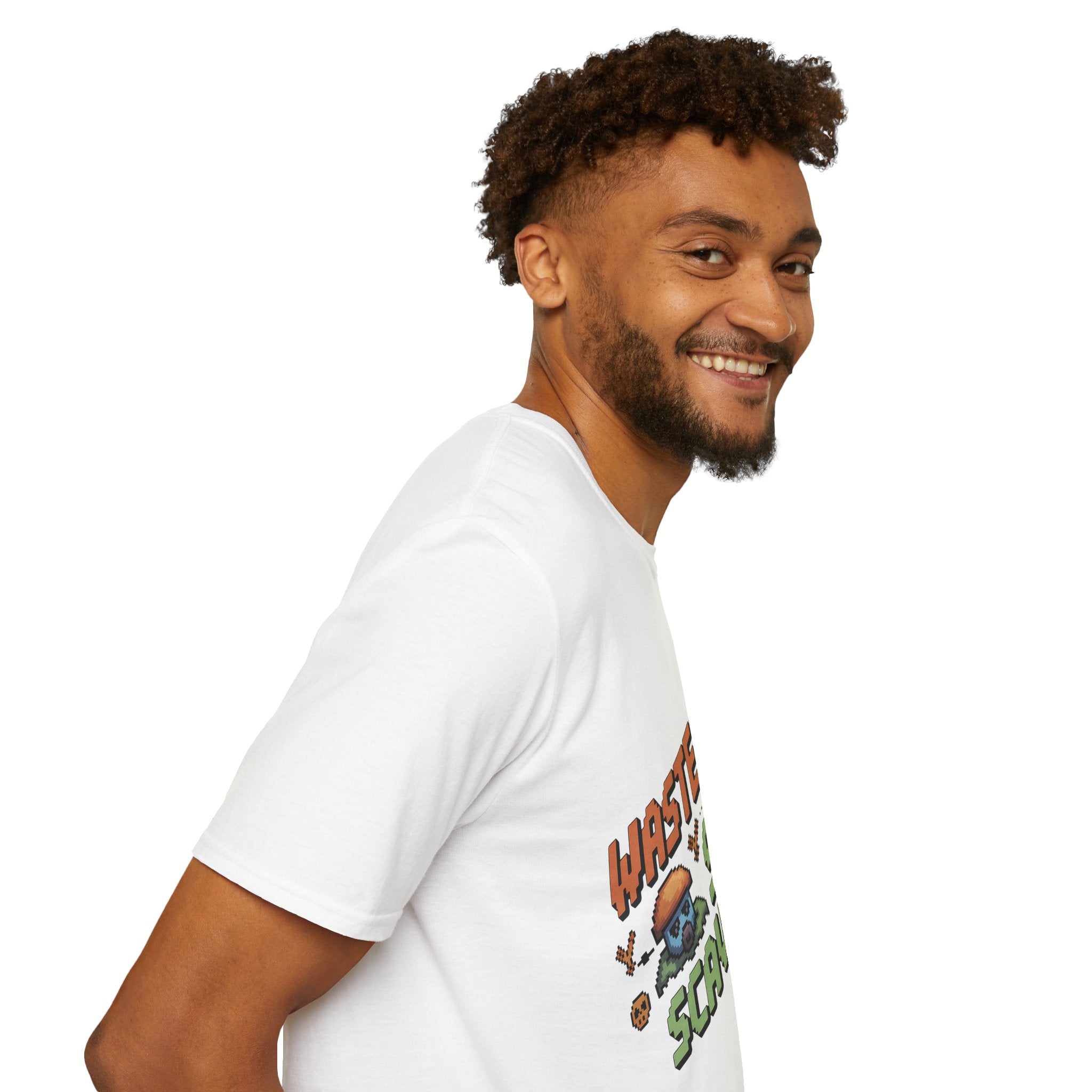 Wasteland Spore Scavenger 8-Bit Post-Apocalyptic T-Shirt