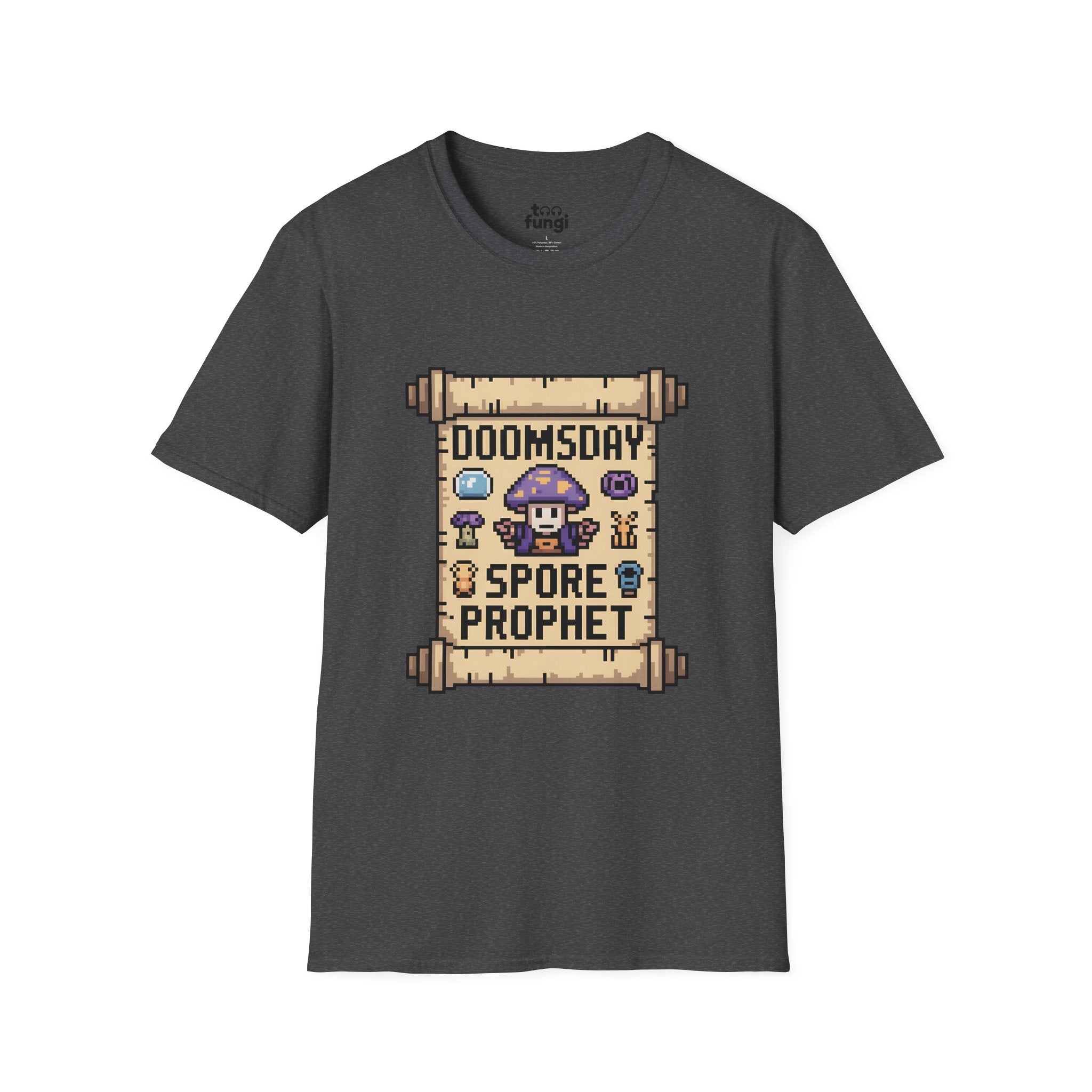 Doomsday Spore Prophet 8-Bit Oracle Badge T-Shirt