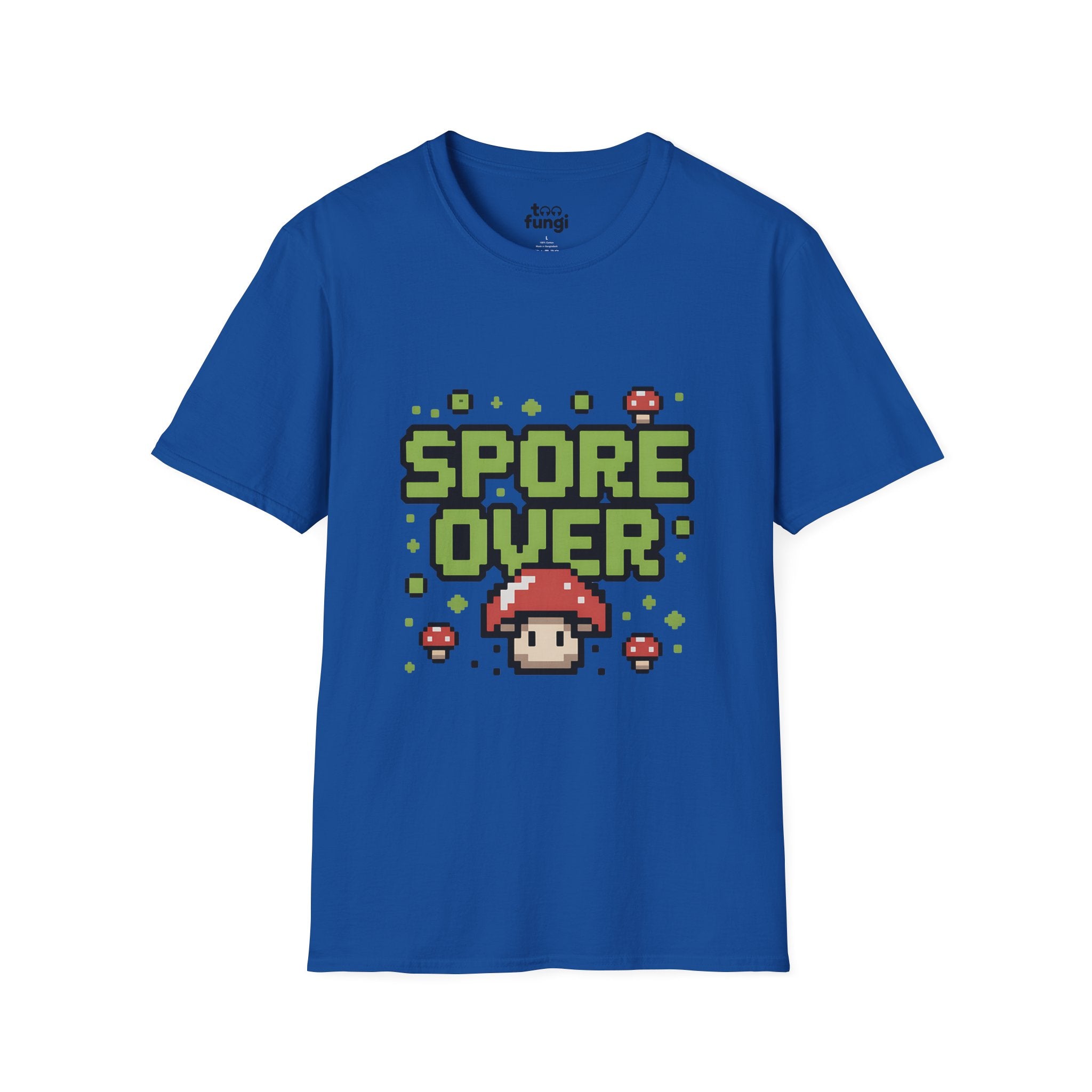 Spore Over 8-Bit Gaming Mushroom T-Shirt