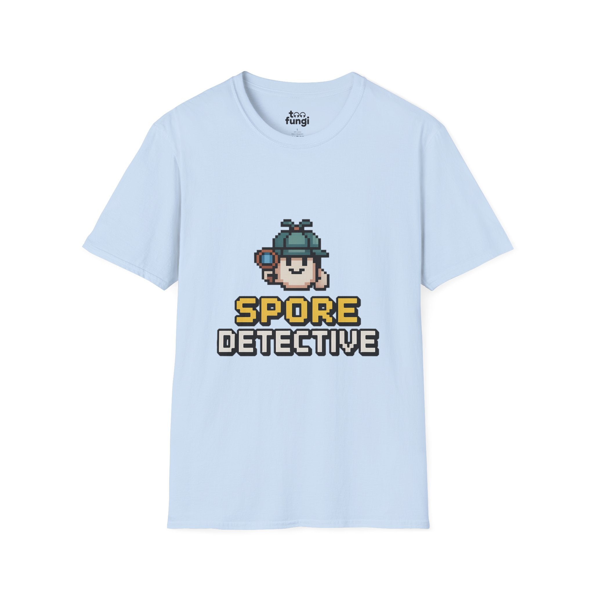 Spore Detective 8-Bit Mystery Investigator T-Shirt