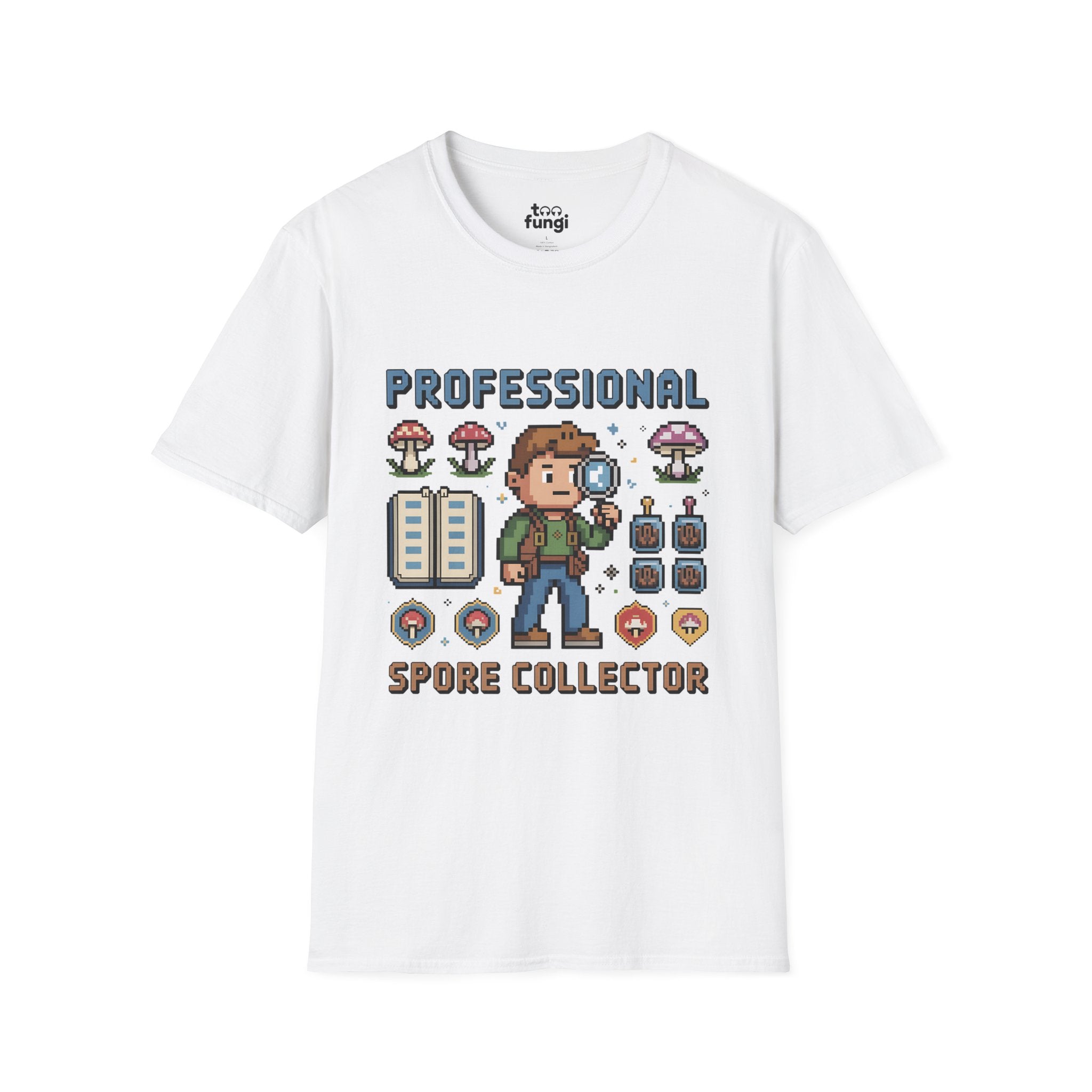 Professional Spore Collector 8-Bit Expert Badge T-Shirt
