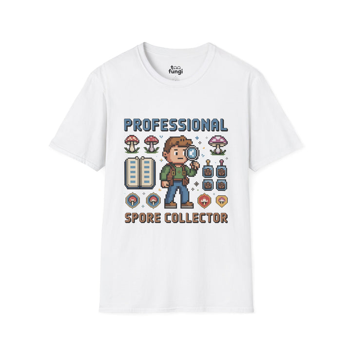 Professional Spore Collector 8-Bit Expert Badge T-Shirt