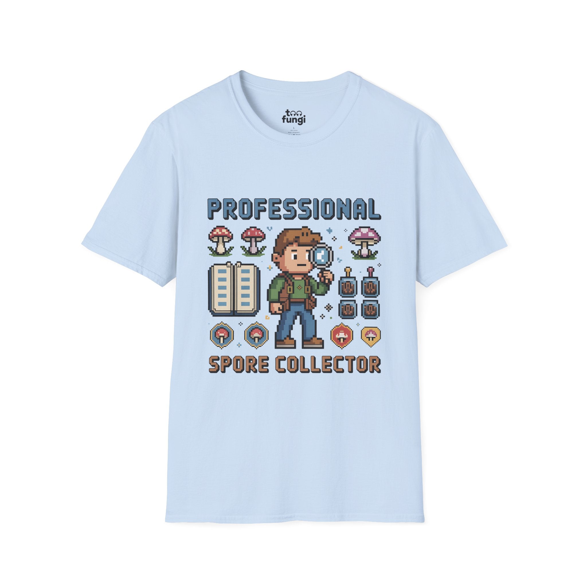 Professional Spore Collector 8-Bit Expert Badge T-Shirt