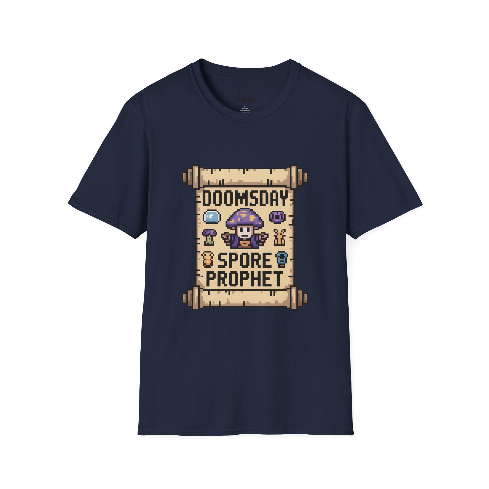 Doomsday Spore Prophet 8-Bit Oracle Badge T-Shirt