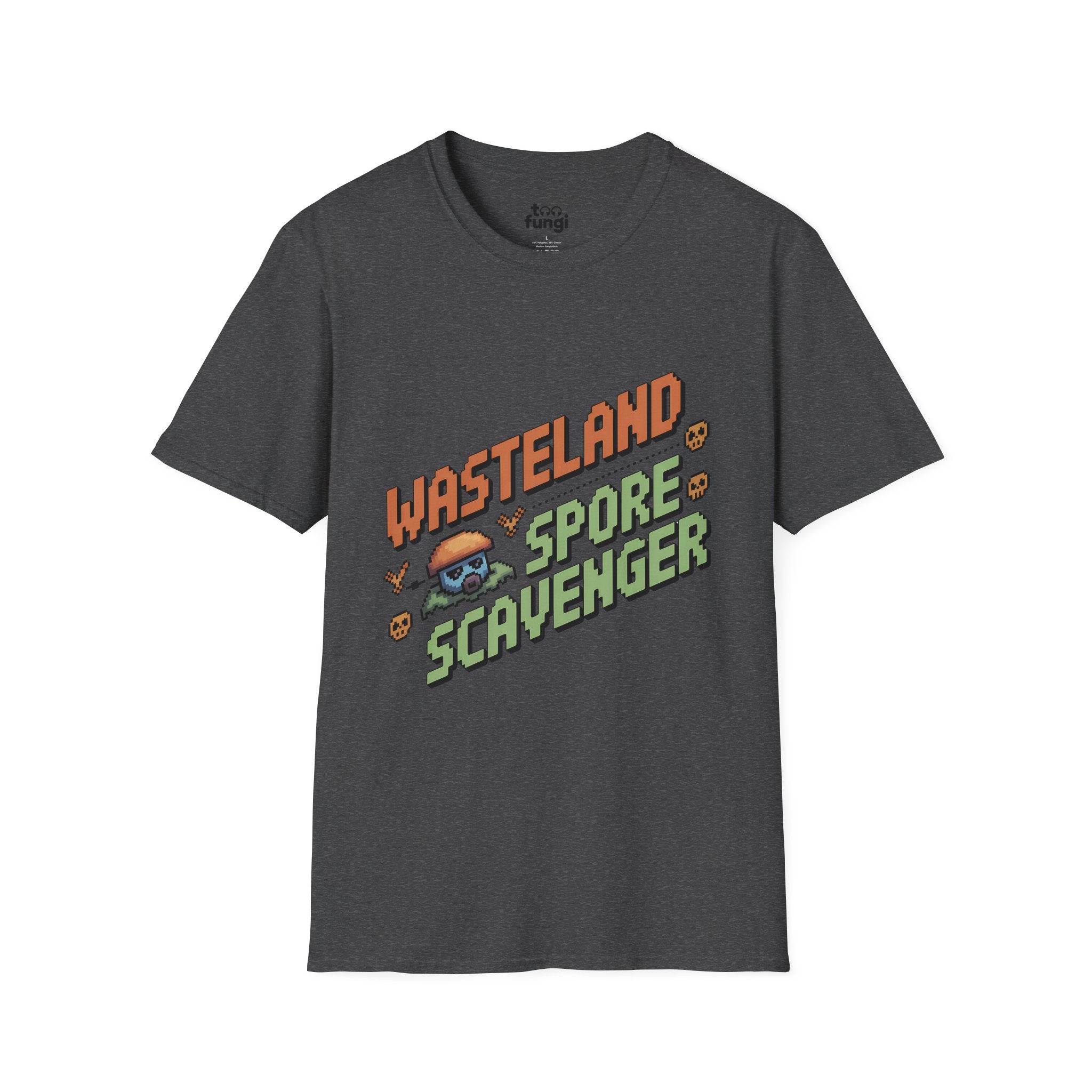 Wasteland Spore Scavenger 8-Bit Post-Apocalyptic T-Shirt