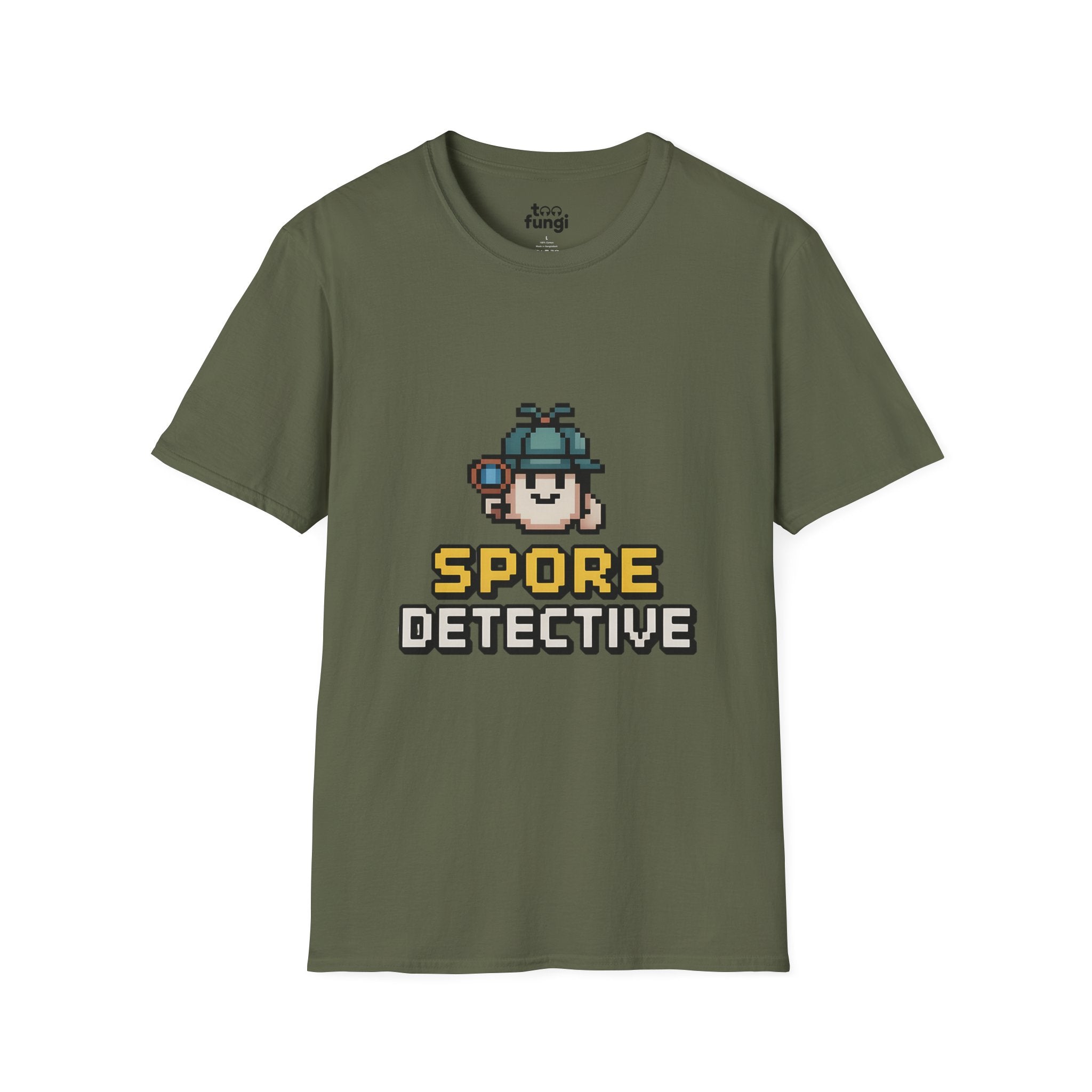 Spore Detective 8-Bit Mystery Investigator T-Shirt