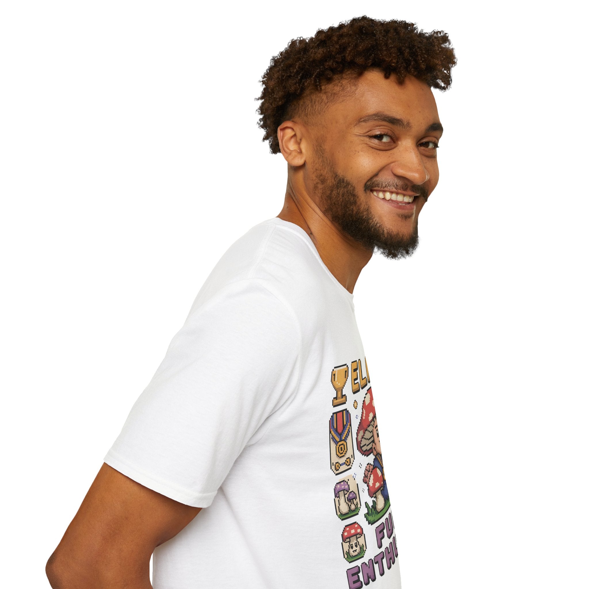 Elite Fungi Enthusiast Premium Badge T-Shirt