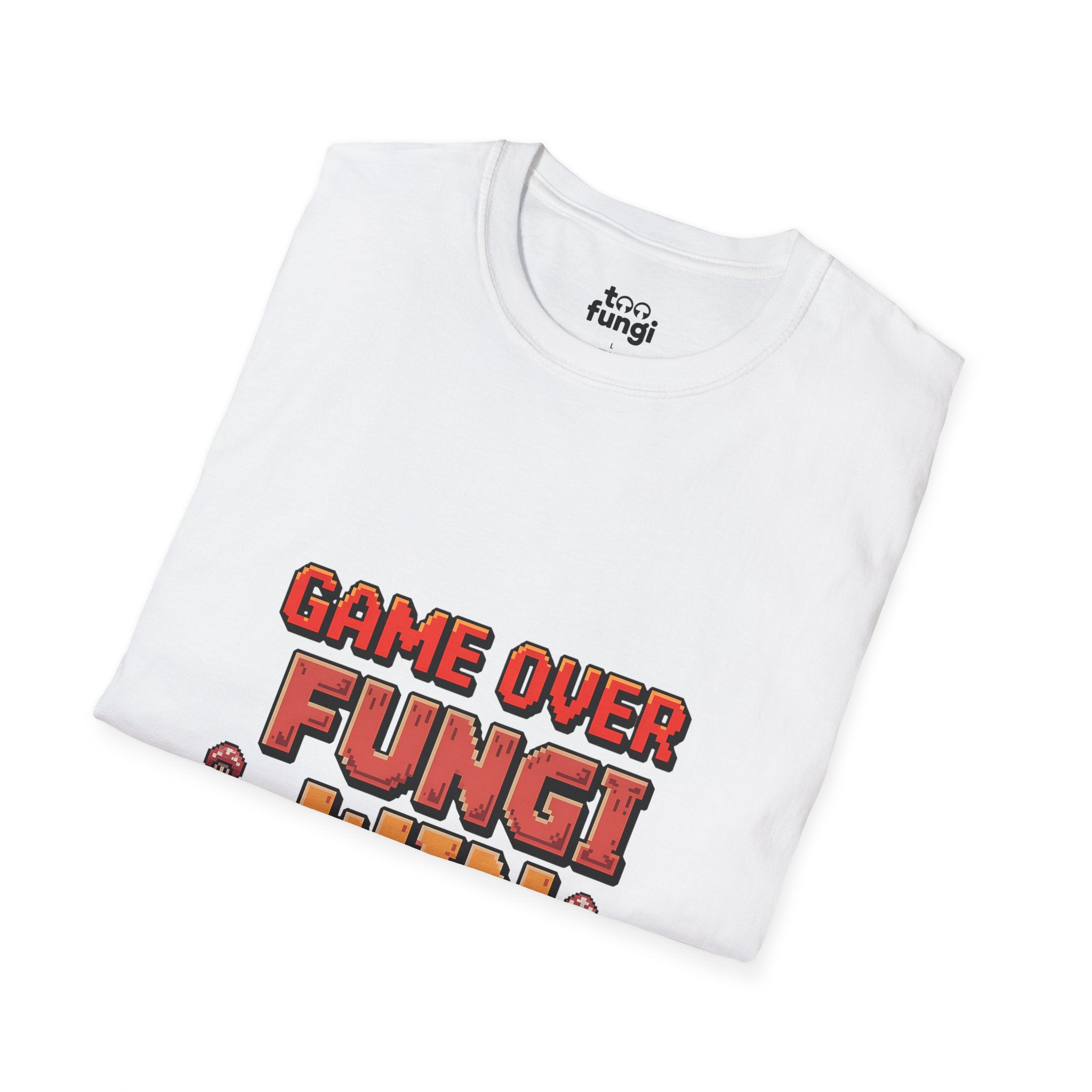 Game Over Fungi Win 8-Bit Victory Screen T-Shirt