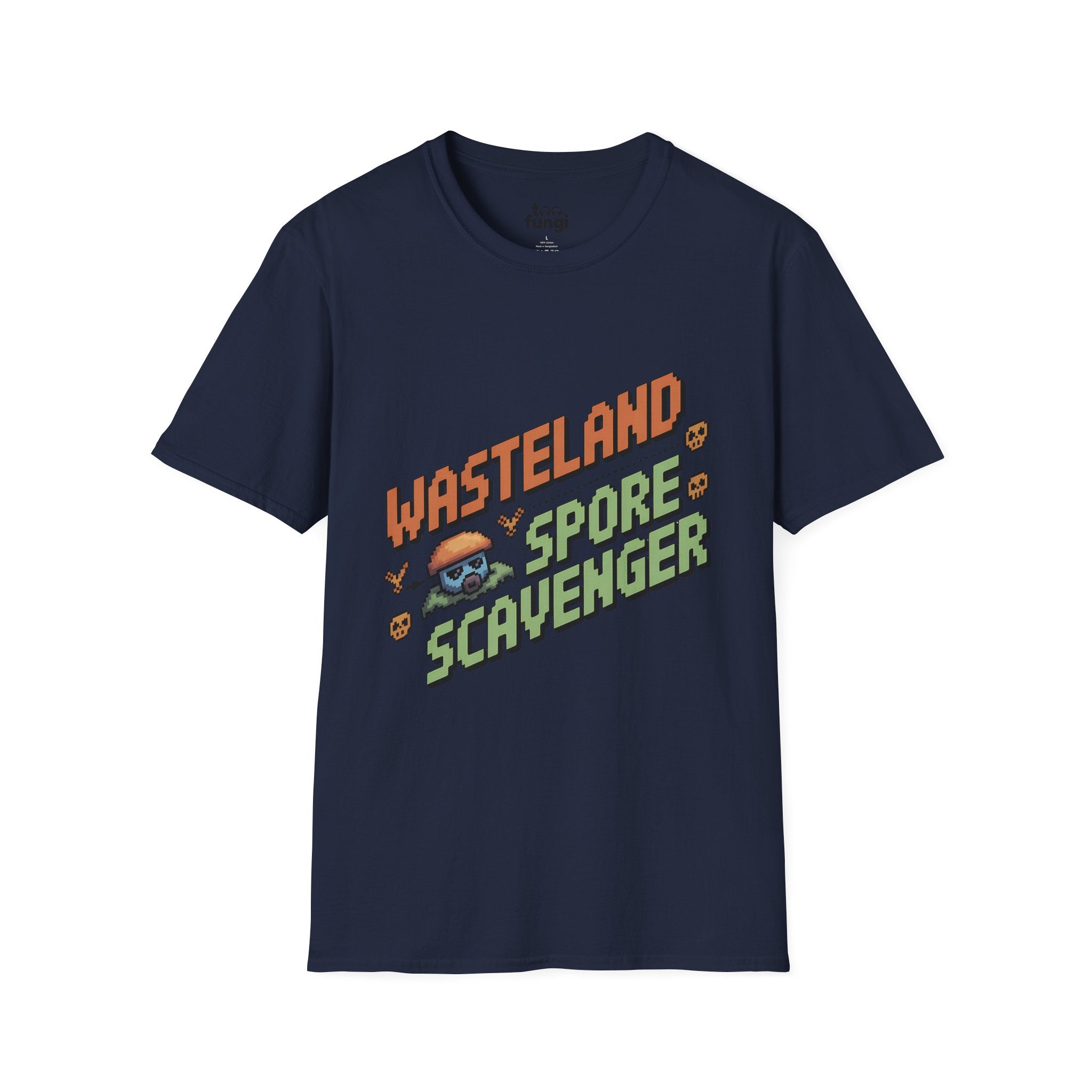 Wasteland Spore Scavenger 8-Bit Post-Apocalyptic T-Shirt