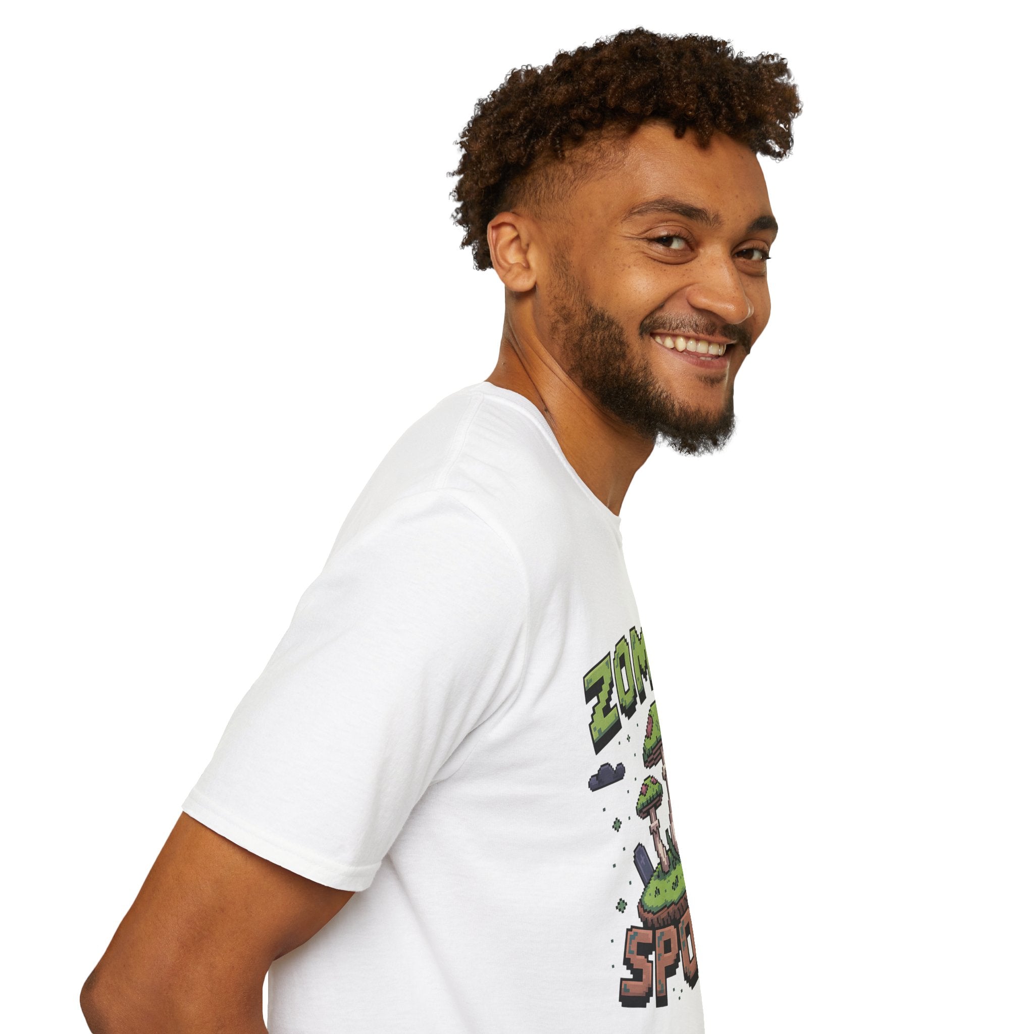 Zombie Spores 8-Bit Horror Pixel Art T-Shirt