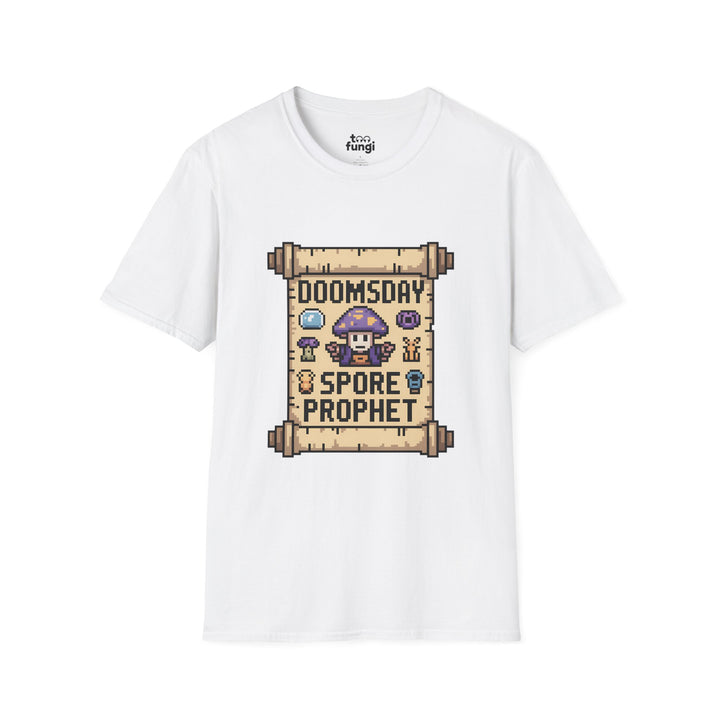 Doomsday Spore Prophet 8-Bit Oracle Badge T-Shirt