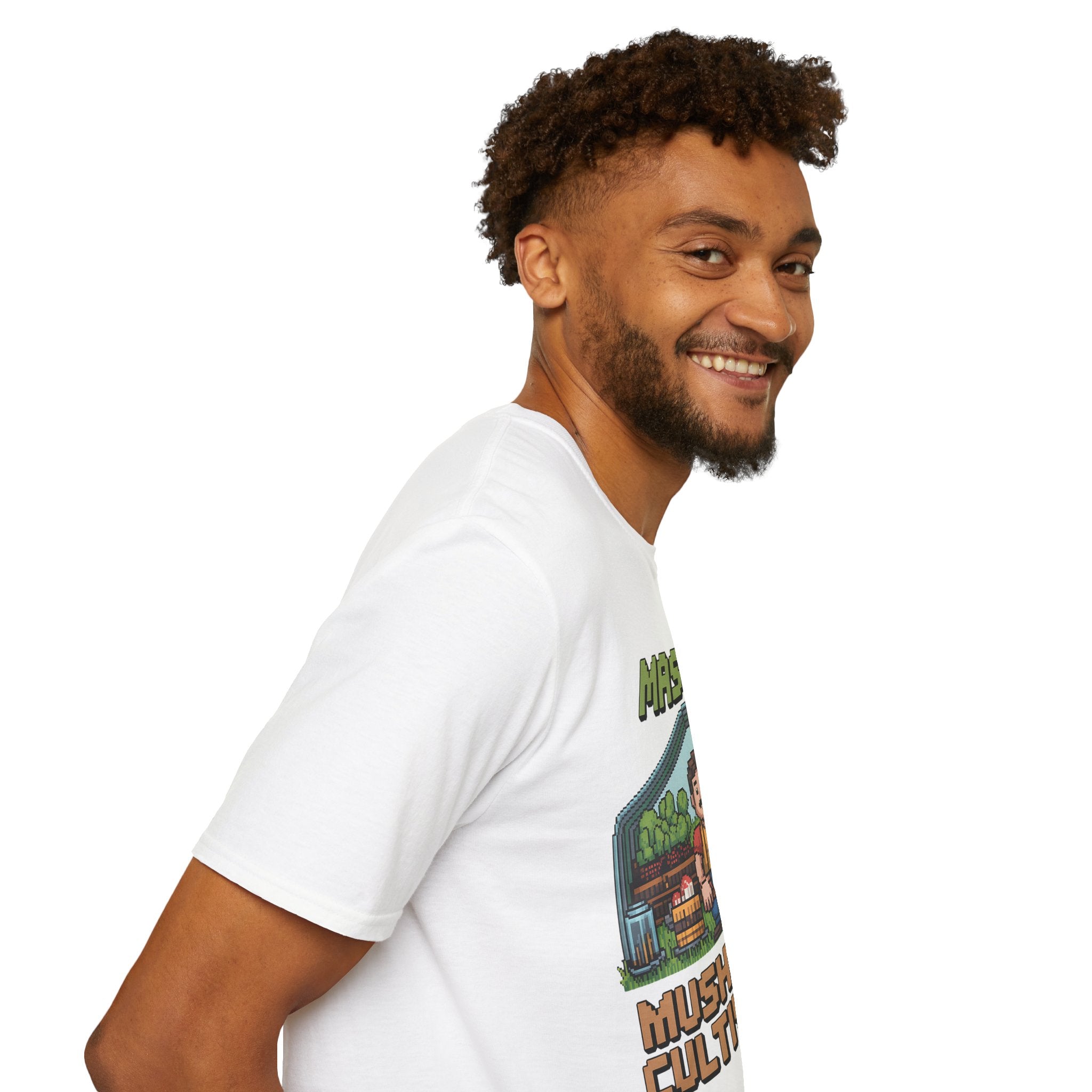 Master Mushroom Cultivator 8-Bit Growing Expert T-Shirt