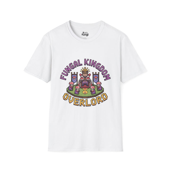Fungal Kingdom Overlord 8-Bit Royal Badge T-Shirt