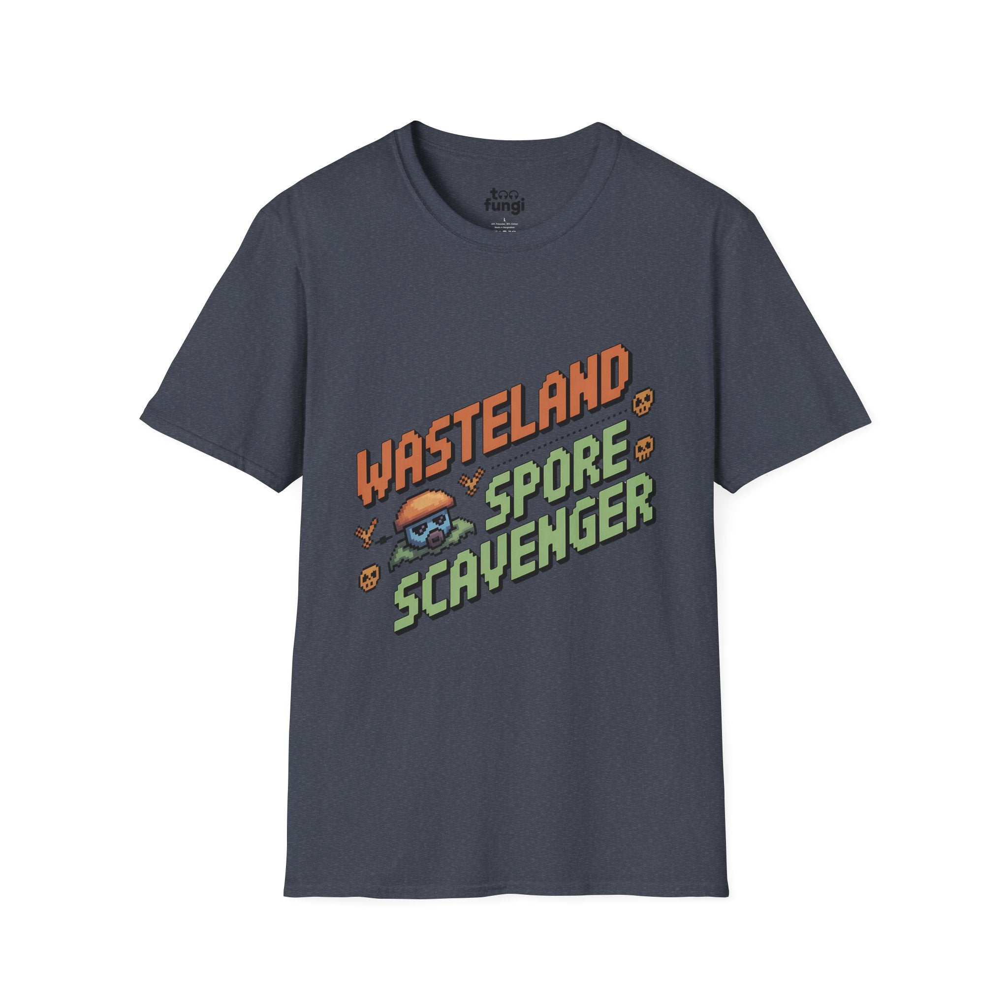 Wasteland Spore Scavenger 8-Bit Post-Apocalyptic T-Shirt