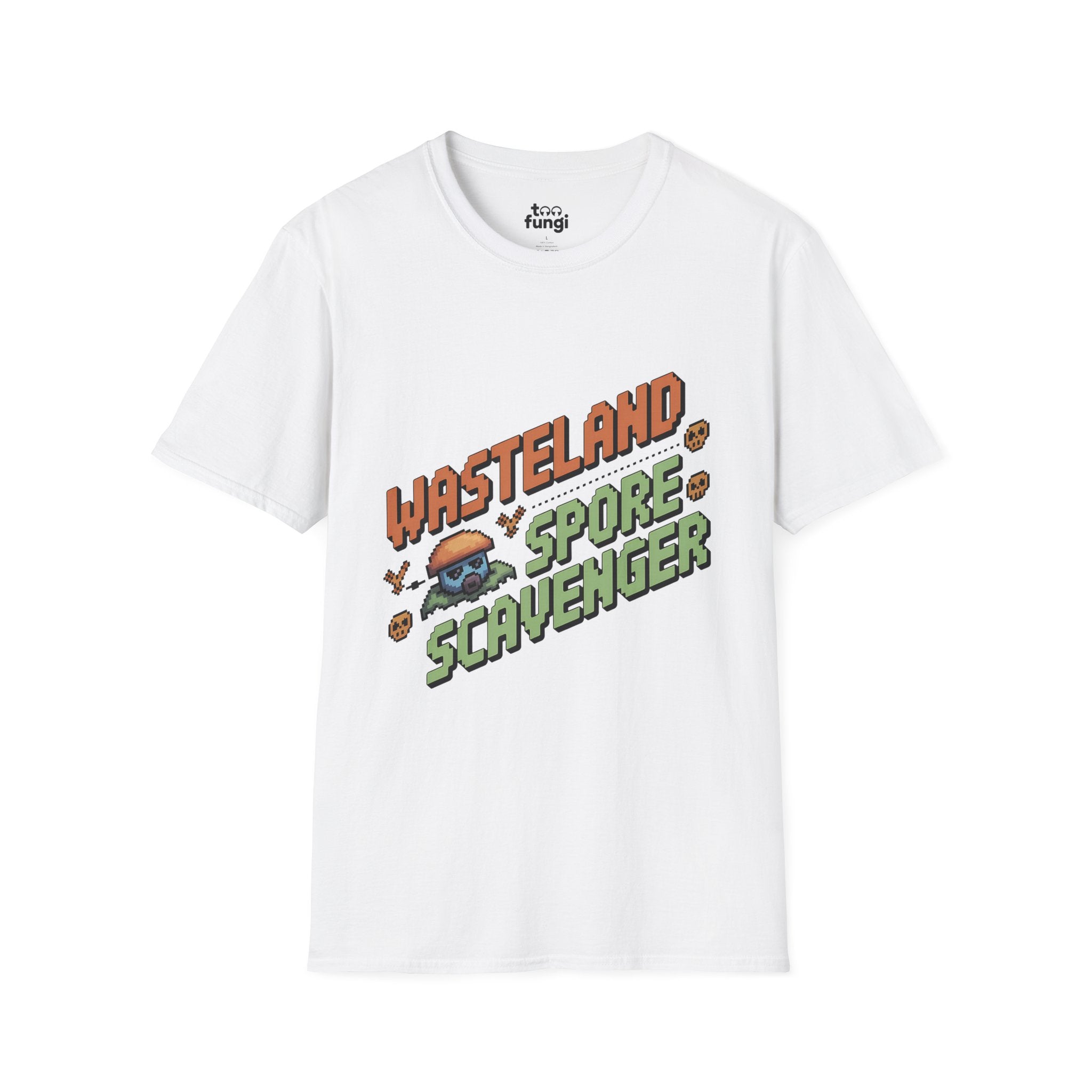 Wasteland Spore Scavenger 8-Bit Post-Apocalyptic T-Shirt