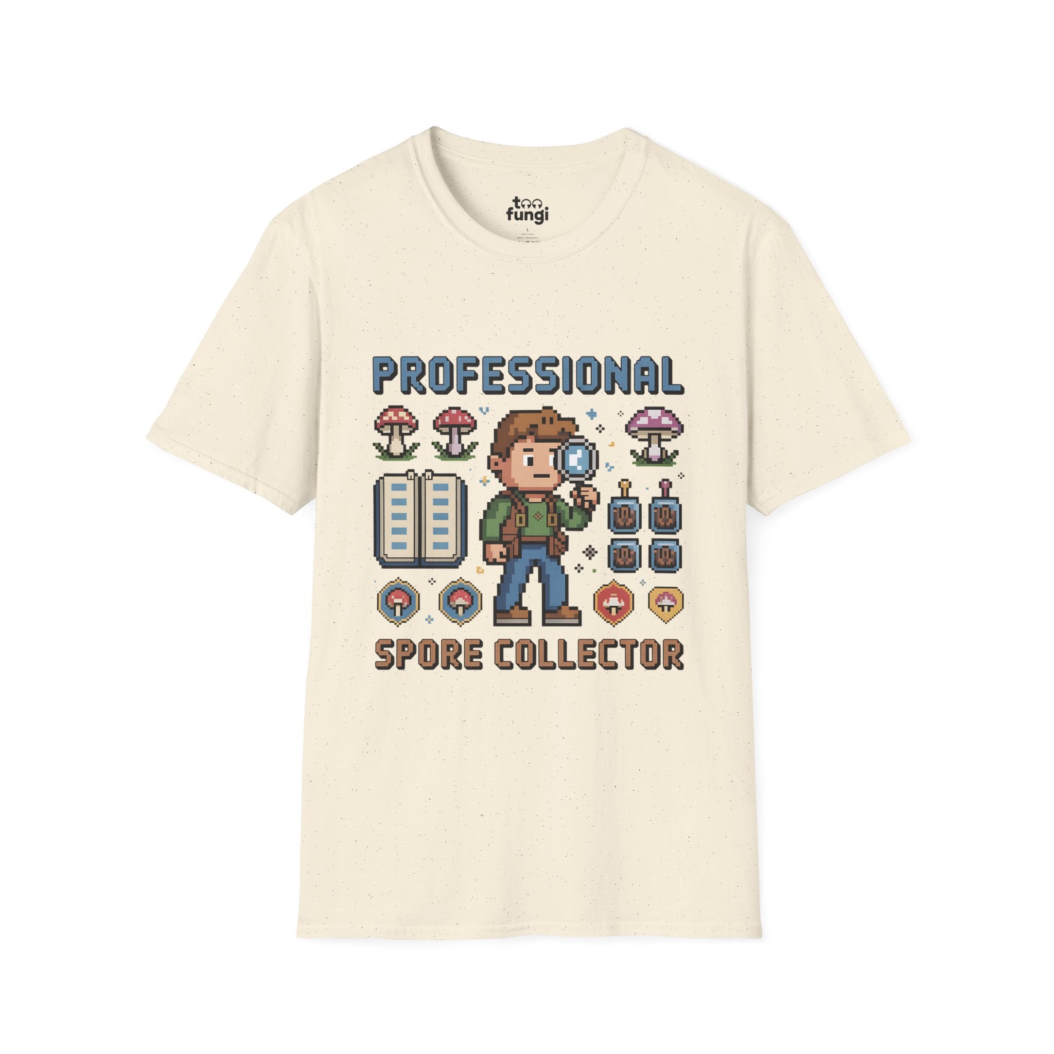 Professional Spore Collector 8-Bit Expert Badge T-Shirt