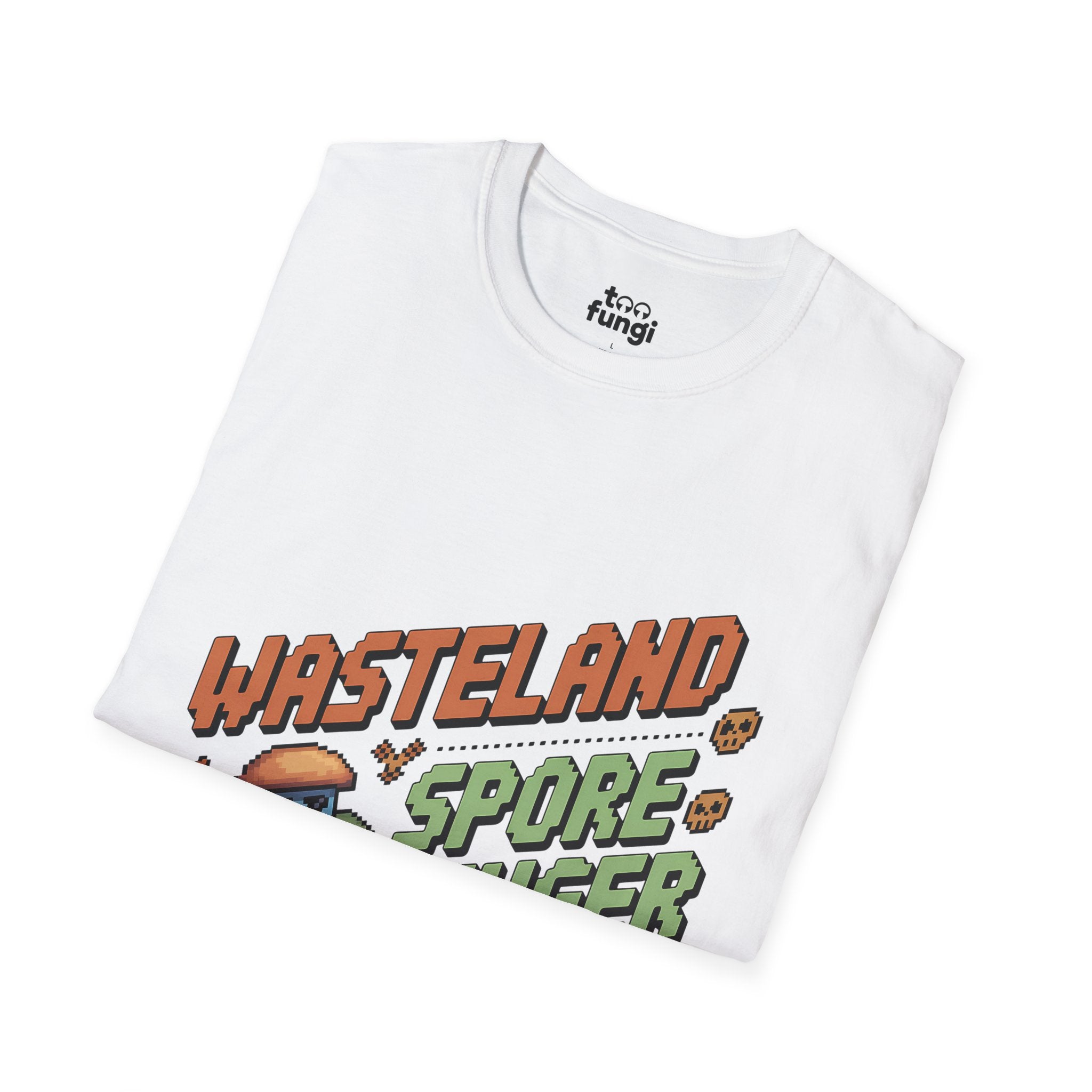 Wasteland Spore Scavenger 8-Bit Post-Apocalyptic T-Shirt