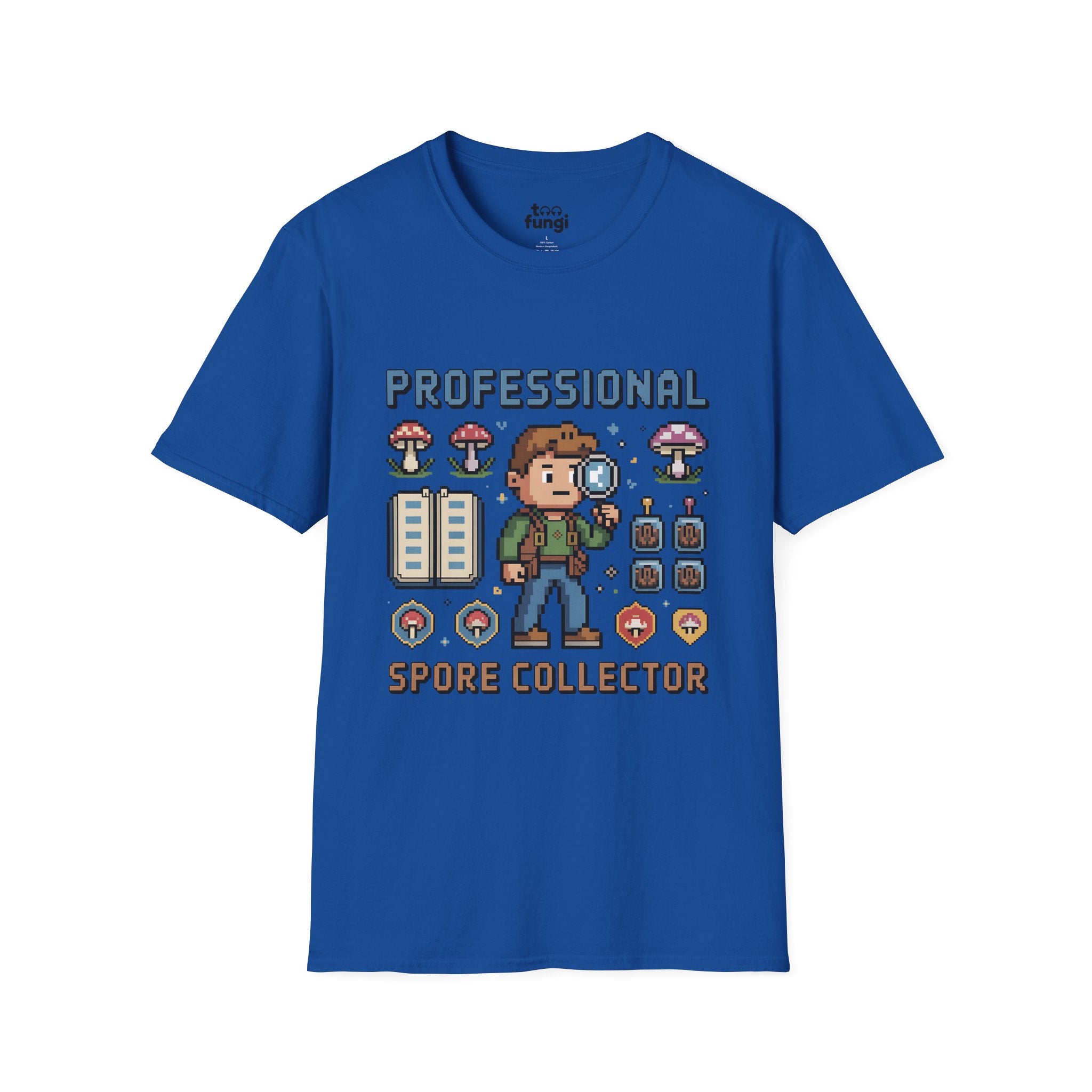 Professional Spore Collector 8-Bit Expert Badge T-Shirt