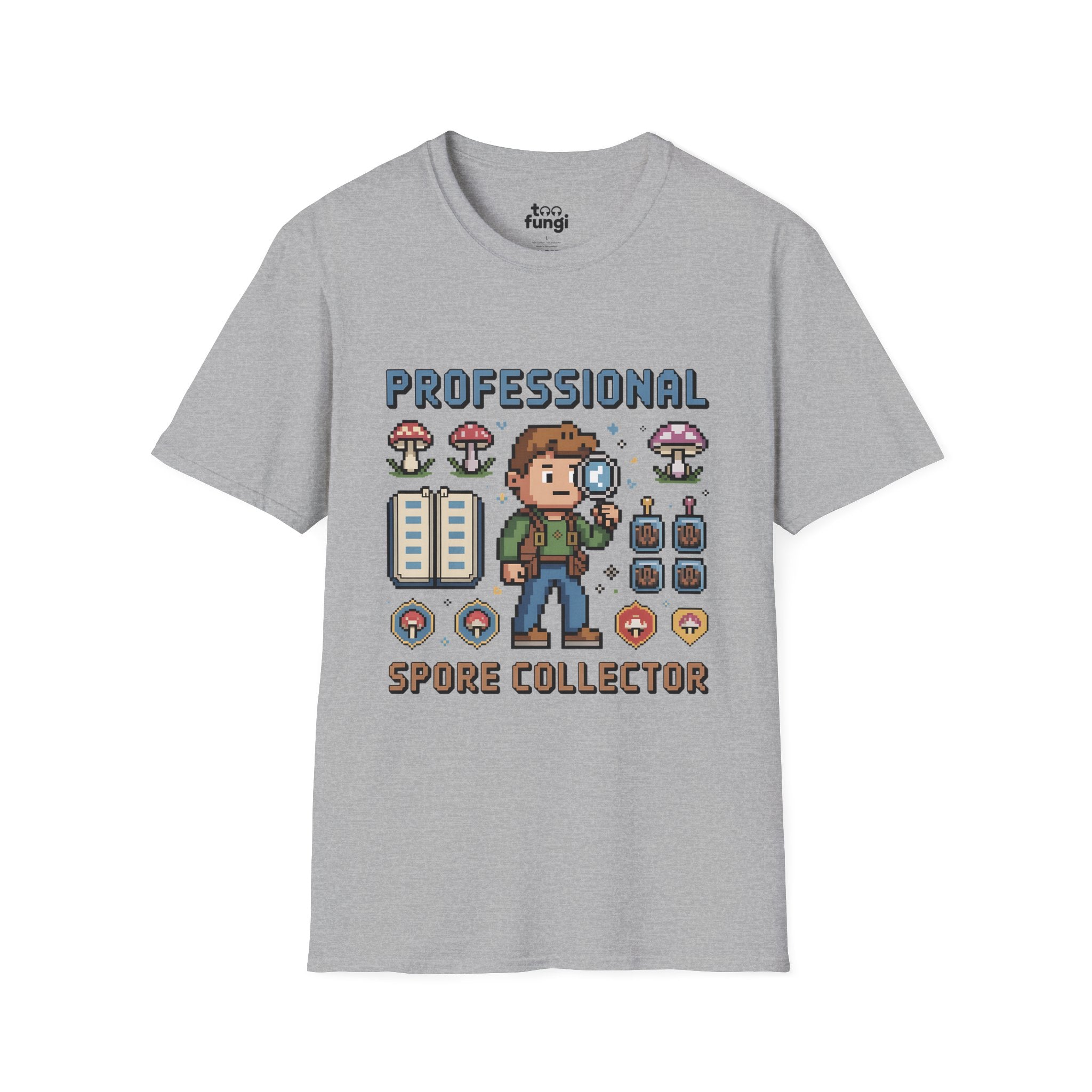 Professional Spore Collector 8-Bit Expert Badge T-Shirt